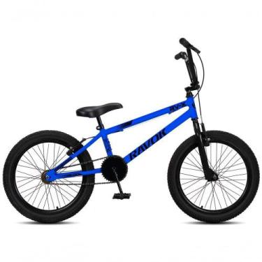 Imagem de Bicicleta BMX Cross Aro 20 RV-X Aro Aero Freio V-Brake Ravok Azul Escu