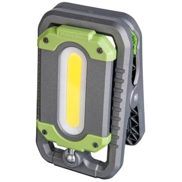 Imagem de PowerSmith 1000 lúmens de luz de LED recarregável com gancho para pendurar, slot para fechadura, base magnética e garantia de 2 anos PWLR010 cm, cinza