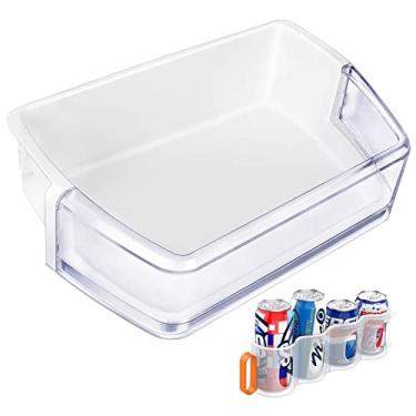 Imagem de Substituição de prateleira de porta de geladeira DA97-08406A/B/C para Samsung RF4287HARS peças/RF4289 peças de prateleira de porta de geladeira direita AP4578480, 2051375, PS4175803, EAP4175803, com organizador de latas de refrigerante