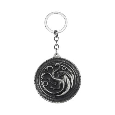 Imagem de Chaveiro Dragão Targaryen - Presente para Fãs de Game of Thrones, K046