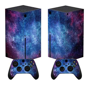 Imagem de PlayVital Capas de vinil personalizadas Magic Sky para controle sem fio Xbox Core, adesivos de capa de decalque para controle de console Xbox Series X