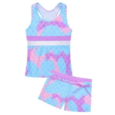 Imagem de Terno de banho Unice Girls, duas peças, tanquíni com bermuda 14-15/5XL