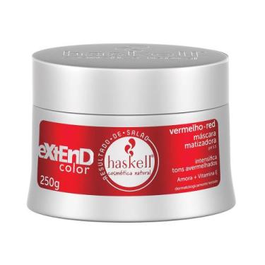 Imagem de Máscara Haskell Matizadora Extend Color RED Vermelha 250g