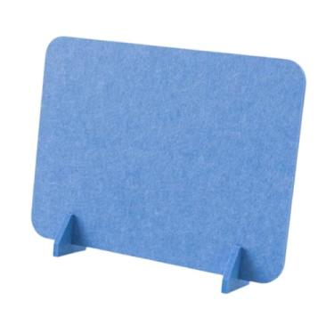 Imagem de WeiLaiKeQi ACOUSTIC FREESTANDANDAND Divider Móveis Partição Ruído Reduzindo 16 x 12 Stand Up Divisor de Desk independente para desktop, Azul