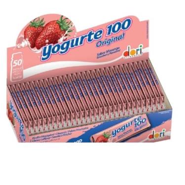 Imagem de Pirulito de Morango 100 com 50 unidades