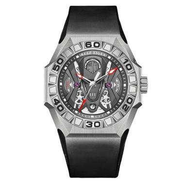 Imagem de Relógio Masculino Reef Tiger Rga6922-tpbr à Prova D'água Prata