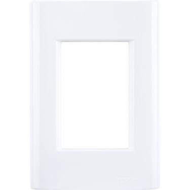 Imagem de Placa 3 Postos 4x2 Tramontina Giz Branca Tramontina