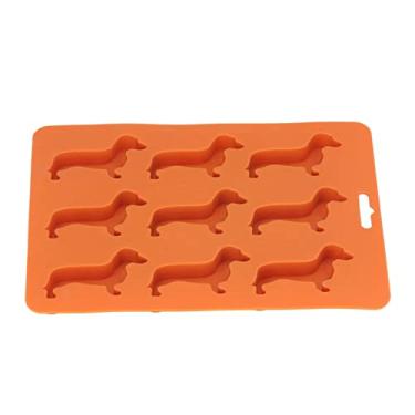 Imagem de Gelo Cubo Molde As Bandejas de Cubo de Gelo de Silicone 3d Cães Molde de de Divertido de de de Silicone para Beber Fabricante de Chocolate Chocolate Biscuit Fondant Cupcake Cão