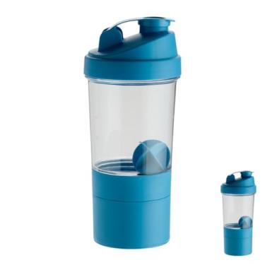 Imagem de Coqueteleira Shaker Academia Com Compartimento Para Suplementos