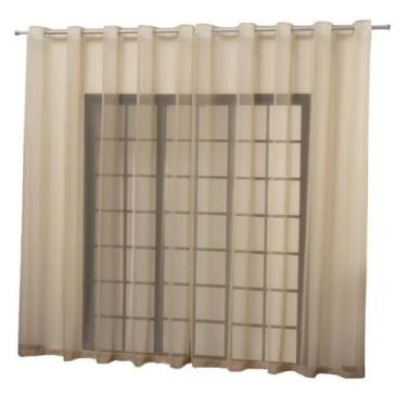 Imagem de Cortina Voil Para Varão Simples 4,00x2,80 Varias Cores - Emanuel Corti