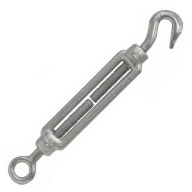 Imagem de Kit Esticador Leve para Cabo de Aço Gancho x Olhal 1/2" M12 5 Unidades