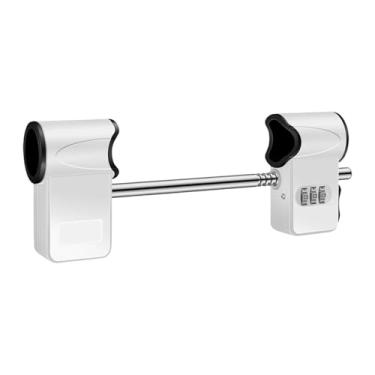 Imagem de IEUDNS Fechadura de combinação de 3 dígitos para portas duplas, cadeado resistente para portas francesas, fechadura de segurança para entrada de pátio