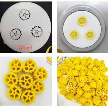 Imagem de PASTADISC Disco em forma de macarrão Brezel and Wheel adequado para máquina automática de macarrão e macarrão Philips, disco compatível com acessório de máquina de macarrão Philips Aparelho de cozinha