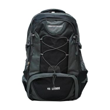 Imagem de Mochila Camping 45L Poliéster Convoy Preto/Cinza Ys29093