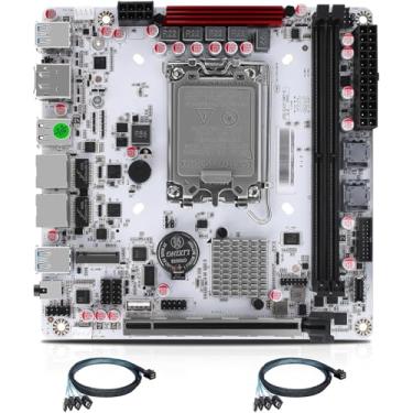 Imagem de A placa-mãe Q670 Plus vPro 8 baias NAS é adequada para processador 12/13/14 geração CPU 2*U-DIMM DDR5 MAX 64G 3X M.2 NVMe 8*SATA (2xSFF-8643) 2X Intel i226-LM 2.5G vPro Porta de rede com 2xSFF-8643