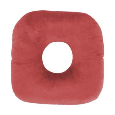 Imagem de YWJLQH Protetor de orelha para piercing, travesseiro lateral para dormir, protetor de orelha para tampões de ouvido e brincos, Vermelho