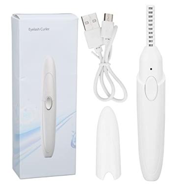 Imagem de OKJHFD Heated Eyelash Curler, Heated Lash Curler Electric Eyelash Curler with Comb 3 Temp Settings for Makeup Tools for Achieving A Curl and Long Lasting Eyelashes