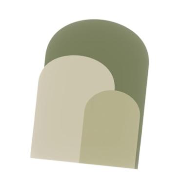 Imagem de IEUDNS Adesivo de parede em arco, decoração artística para quarto, fundo, festa de berçário, porta interna, papel de parede em arco, adesivo de boho, Verde