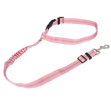 Imagem de YOUTHINK Pet -ajuste o Cinto de Segurança do Apoio de Cabeça para Carro, Nylongust de Cachorro Reflexivo, Adequado para Cães de Tamanhos Diferentes, Caminhada Externa, 1 X Correia (Rosy)