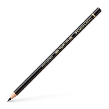 Imagem de Faber-Castell Lápis de cor Polychromos Art & Graphic (199), preto, para arte, artesanato, desenho, esboço, casa, escola, universidade, colorir