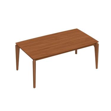 Imagem de Mesa de Jantar Retangular com Tampo de MDF Natural Lauren Canela 182 cm