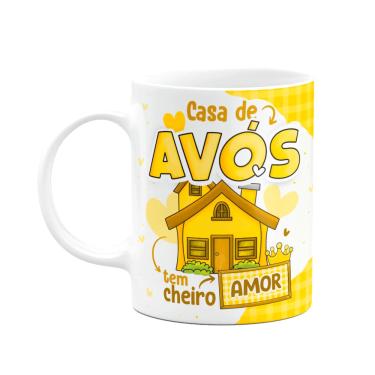 Imagem de Caneca dos Avós - Casa de avós tem cheiro de amor