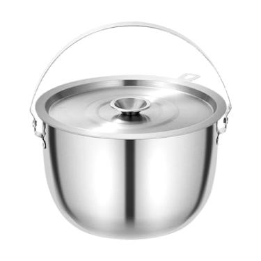 Imagem de ＫＬＫＣＭＳ Filtro de óleo, panelas, utensílios de cozinha, armazenamento, fritura, cozimento, aço inoxidável, grande capacidade, armazenamento, multifuncional, 4l