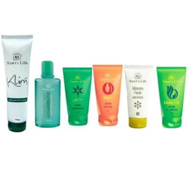 Imagem de Kit de limpeza Facial com 6 Produtos Naturais | Limpeza, Esfoliação, Tonificação e Hidratação | Clareia Manchas e Rejuvenesce | Para Todos os Tipos de Pele