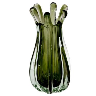 Imagem de VASO DECOR MURANO 15X29 CM VERDE ESMERALDA