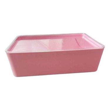 Imagem de Caixa Organizadora Multiuso Empilhável Com Tampa Visor 2,8l - Helsim, 