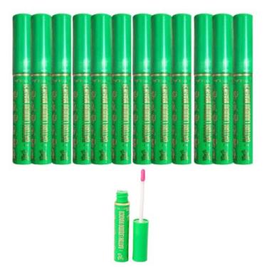 Imagem de Kit 12 Batom Líquido Mágico BF10152 Verde 4Ml - BellaFemme - Bella Fem