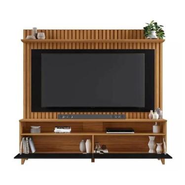 Imagem de Home nt 1340 freijó/preto ripado tv até 65 polegadas larg. 1.83m - not