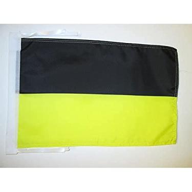 Imagem de Bandeira Kashubians AZ bandeira 45,72 cm x 30,48 cm - bandeiras pequenas castanhas 30 x 45 cm - banner 45,72 cm x 30,48 cm