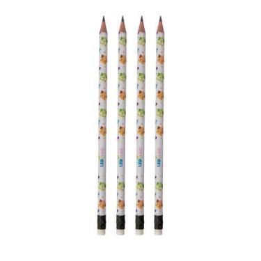 Imagem de Kit 4 Lápis Coruja Hb - Leo&Leo
