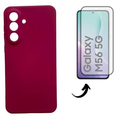 Imagem de Capa + Pel Vidro 3D Compatível Para Samsung Galaxy M56 5G - Db