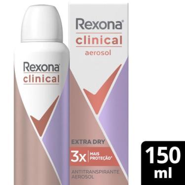 Imagem de Antitranspirante Aerossol Rexona Clinical Extra Dry 150ml