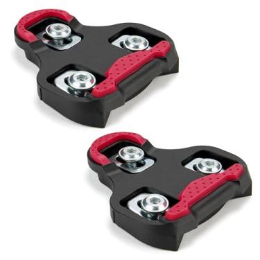 Imagem de Chuteiras de bicicleta compatíveis com Look KEO e Peloton Bike - Sistema de flutuação ajustável de 9 graus para máxima estabilidade e transferência de energia - Presilhas de bicicleta duráveis para