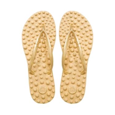 Imagem de Sandalia Ortopedica Flyfeet Relax Anabela, Bege