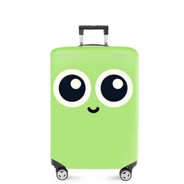 Imagem de ANNA QUEEN Capa de mala com flores, protetor de mala, capa de viagem para bagagem de 45 a 81 cm, acessórios de viagem de elastano extensível e lavável, #12, S(fits 18-21inch suitcase)