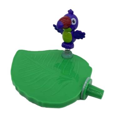 Imagem de FJMQHU Bandeja de Playground para Papagaios, Acessório para Gaiola, Suporte para Brinquedos de Mastigar Fácil de Instalar, Suporte para Brincar com Papagaios, Verde Escuro