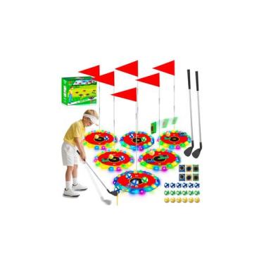 Imagem de Conjunto de jogos de golfe VATOS 2 em 1 Light up para crianças com 6 a