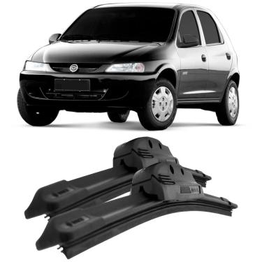 Imagem de Par Palhetas Limpador Parabrisa Celta Original Aerofit 18