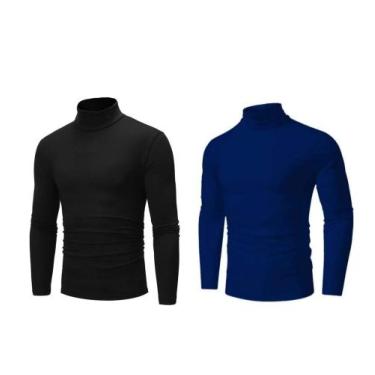 Imagem de Camisa segunda pele gola alta /kit com 2 unidades - Freitas Modas, Pre