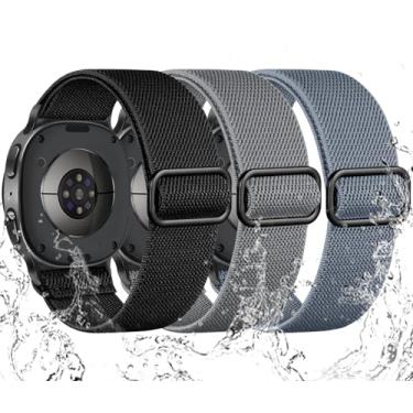 Imagem de Maledan Pulseiras esportivas de nylon elásticas compatíveis com Samsung Watch 8/Galaxy Watch 8 Classic, pulseira respirável à prova d'água para Samsung Watch 8 de 44 mm e 40 mm/Galaxy Watch8 Classic