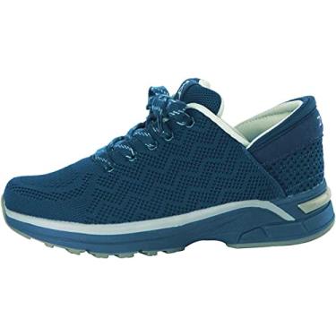 Imagem de ZEBA Tênis de caminhada feminino sem cadarço com as mãos livres, Safira azul, 36