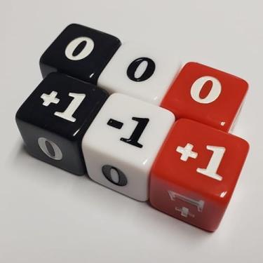 Imagem de 0, +1, -1 Dice Compatible with Heroes of Might and Magic 3 Board Game and Other Games