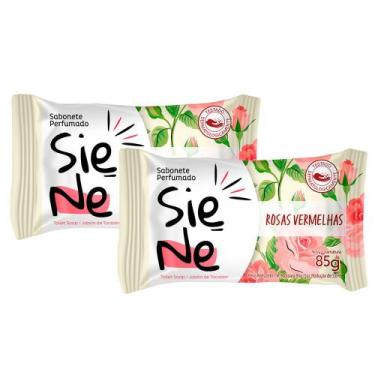Imagem de Kit 2 Sabonete Perfumado em Barra Siene Rosas Vermelhas 85g