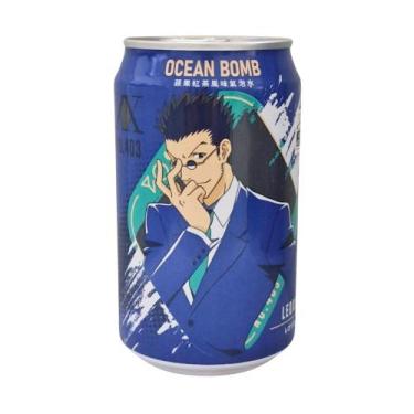 Imagem de Refrigerante Ocean Bomb 330 ml Chá e Maçã Hunter x Hunter - Leorio