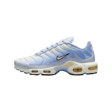 Imagem de Nike Tênis feminino Air Max Plus (DZ3671-100, branco/preto/vermelho picante/pulso cítrico), Fantasma/alumínio/preto/baunilha pálida, 34