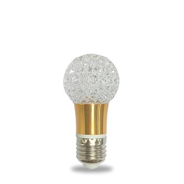 Imagem de Lâmpada LED E26 5W, 85-265V 6000K luz branca de parafuso Edison, lâmpada decorativa de atmosfera para casa/restaurante, lâmpada estilo cristal imitação base E26, luzes decorativas profissionais (1